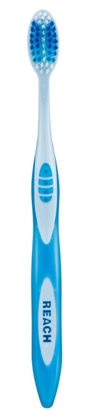 Зубная щетка Reach Stay White средняя, синий - Pampik - 3