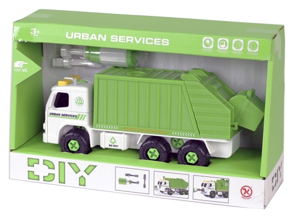 Сміттєвоз Kaile Toys, з викруткою (KL902-2) - Pampik - 2