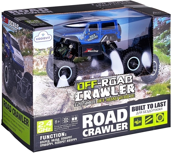 Машинка на радиоуправлении Sulong Toys Off-Road Crawler Wild Country, синий (SL-106AB) - Pampik - 11