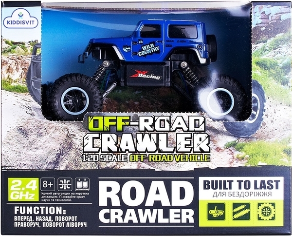 Машинка на радиоуправлении Sulong Toys Off-Road Crawler Wild Country, синий (SL-106AB) - Pampik - 10