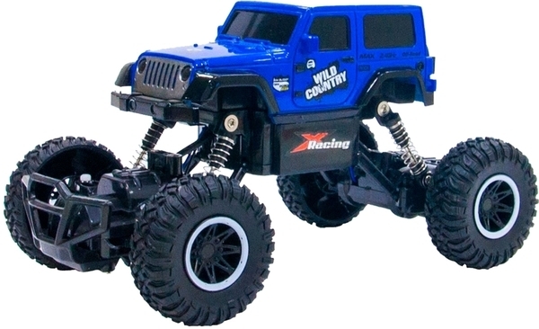 Машинка на радиоуправлении Sulong Toys Off-Road Crawler Wild Country, синий (SL-106AB) - Pampik - 2