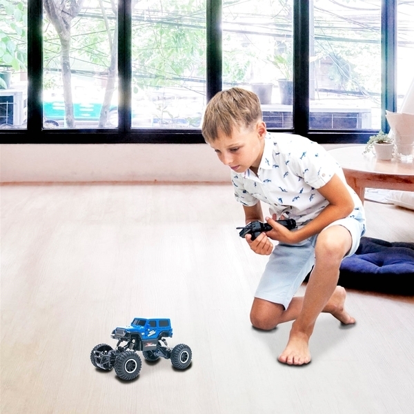 Машинка на радиоуправлении Sulong Toys Off-Road Crawler Wild Country, синий (SL-106AB) - Pampik - 13