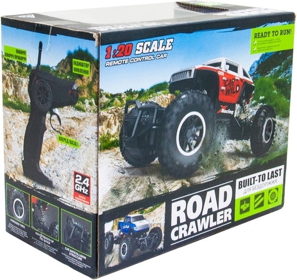 Машинка на радиоуправлении Sulong Toys Off-Road Crawler Wild Country, синий (SL-106AB) - Pampik - 12