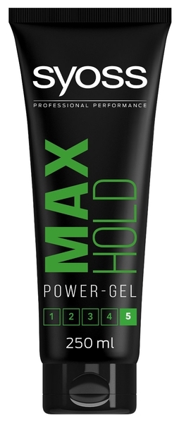 Гель для укладки волос Syoss Max Hold Максимальная фиксация 5, 250 мл - Pampik