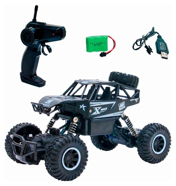 Машинка на радіоуправлінні Sulong Toys Off-Road Crawler Rock Sport, чорний (SL-110AB) - Pampik - 8