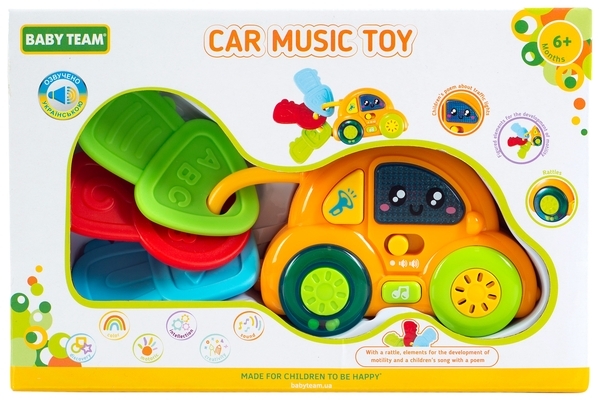 Музыкальная игрушка Baby Team Машинка (8642 ) - Pampik - 2