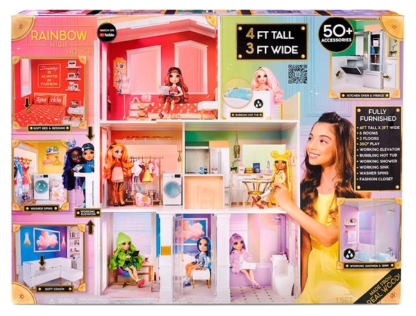 Ігровий набір для ляльок Rainbow High Модний кампус (574330) - Pampik - 5
