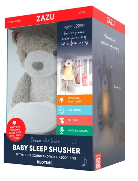 Комфортер для сна Zazu Медвежонок Bruno с успокаивающими мелодиями и записью голоса (ZA-BRUNO-01) - Pampik - 9
