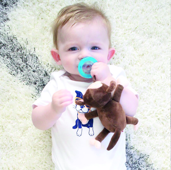 Силиконовая пустышка Nuby Вишенка, с естественным движением соска, 6+ мес., голубой (5787MACSaqua) - Pampik - 17