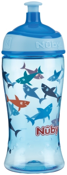 Поїльник Nuby Sport Tritan, 360 мл, синій (NV0414025blu) - Pampik