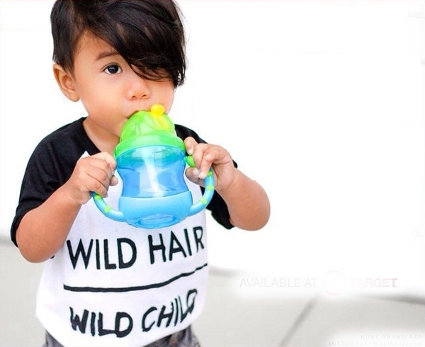 Поїльник Nuby Вбудований клапан, з трубочкою-непроливайкою, 240 мл, синій (NV0404002blu) - Pampik - 2