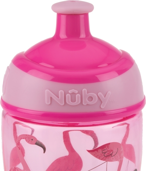 Поїльник Nuby Sport Tritan, 360 мл, рожевий (NV0414025pnk) - Pampik - 5