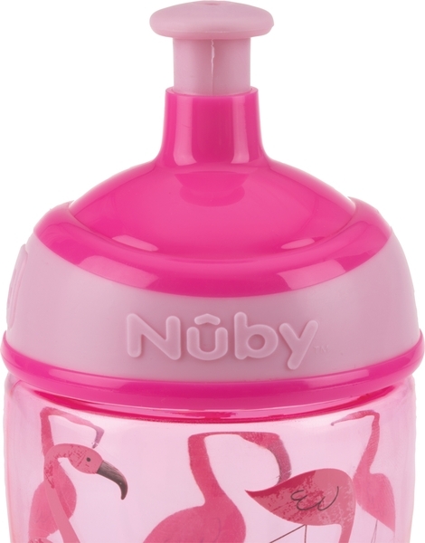 Поїльник Nuby Sport Tritan, 360 мл, рожевий (NV0414025pnk) - Pampik - 4