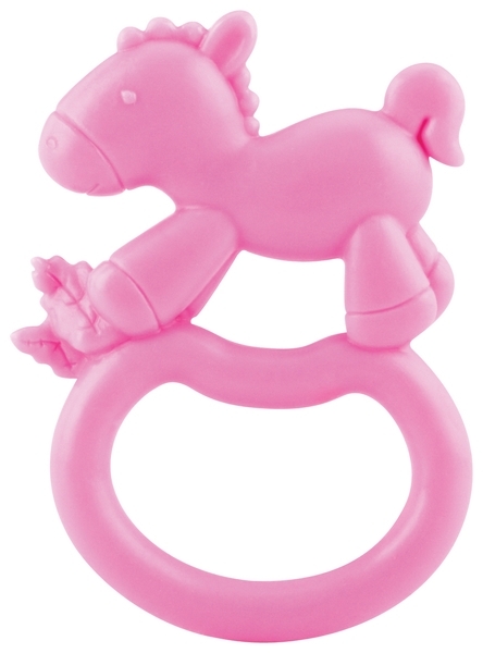 Прорезыватель кольцо Nuby Зоопарк Пони (673pnkhrs) - Pampik
