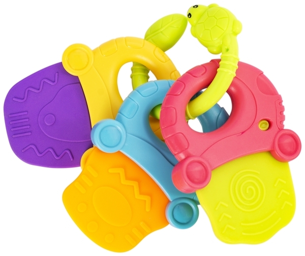 Брязкальце-прорізувач Baby Team Ключі (8472) - Pampik