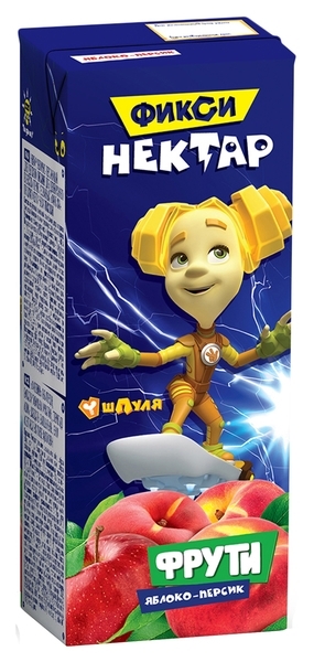 Нектар Фиксики Яблоко-персик, 200 г - Pampik
