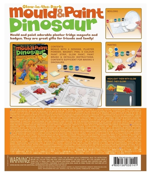 Набір для творчості 4M Динозаври (00-03514) - Pampik - 2