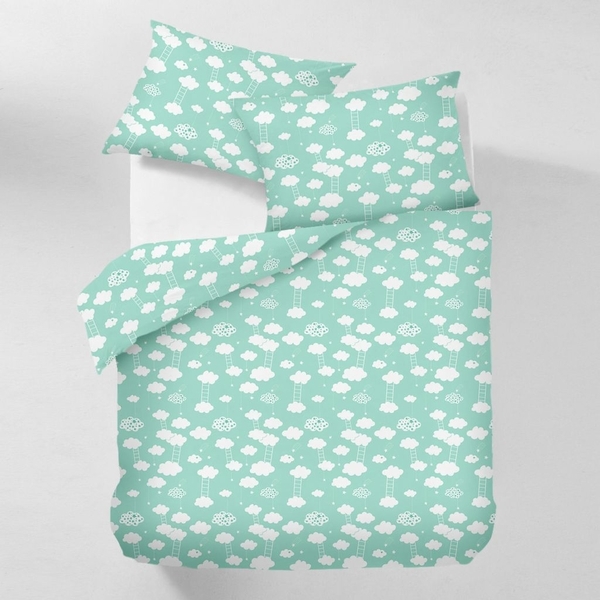 Простирадло Cosas Преміум, бязь, 215х155 см, білий - Pampik - 2