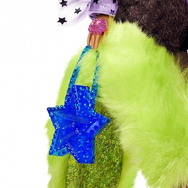 Кукла Barbie Экстра с хвостиками с резинками (GXF10) - Pampik - 4