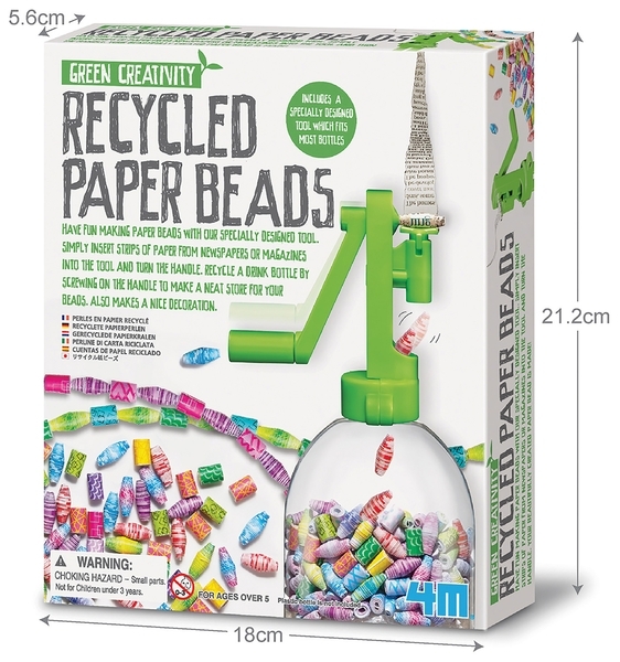 Набор для творчества 4M Бумажные бусины (00-04588) - Pampik - 7