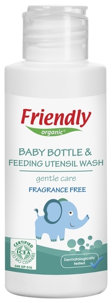 Органічний засіб для миття дитячих пляшечок, пустушок та посуду Friendly Organic, 100 мл - Pampik