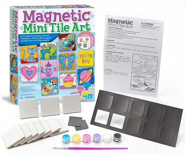 Набір для творчості 4M Розмалюй магніти (00-04563) - Pampik - 4