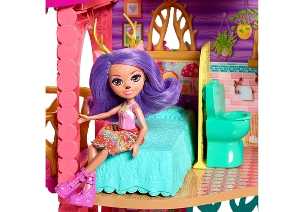 Ігровий набір Enchantimals Лісовий будиночок оленицю Дениси (GYJ18) - Pampik - 4