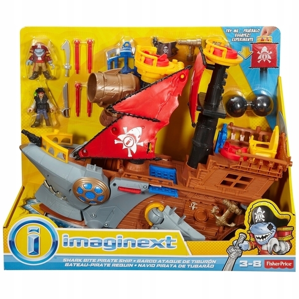 Ігровий набір Fisher-Price Imaginext Піратський корабель (DHH61) - Pampik - 7