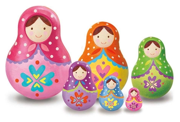 Набор для творчества 4M Шкатулки-матрешки (00-04617) - Pampik - 3