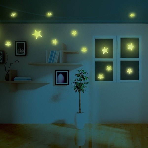 Набор наклеек 4M Светящиеся Мини-звезды (00-05221) - Pampik - 3