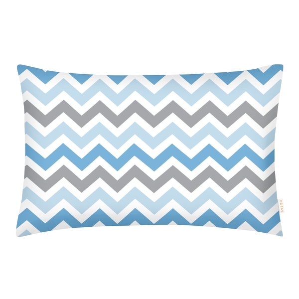 Наволочка Cosas, ранфорс премиум, 60х40 см, голубой - Pampik