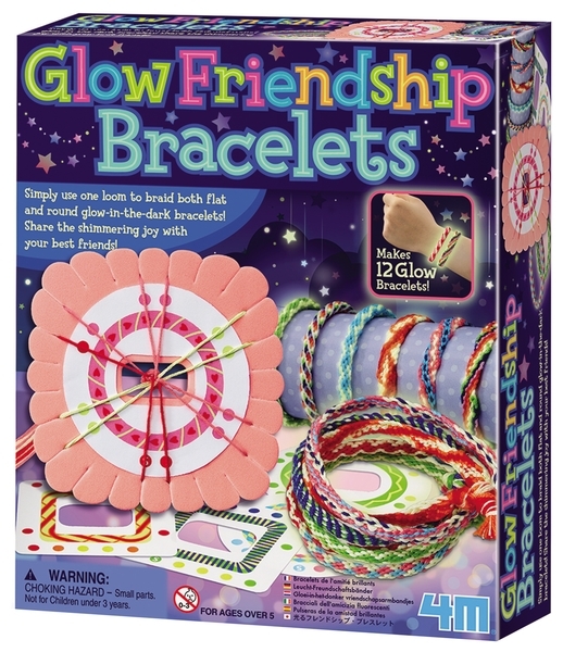 Набор для творчества 4M Светящиеся браслеты (00-04662) - Pampik