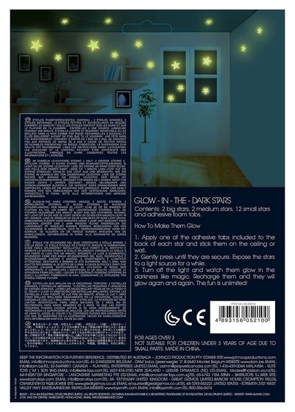Набір наклейок 4M Сяючі Зірки (00-05210) - Pampik - 2