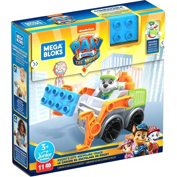 Мусоровоз Рокки Mega Bloks из м/ф Щенячий патруль (GYH93) - Pampik - 4
