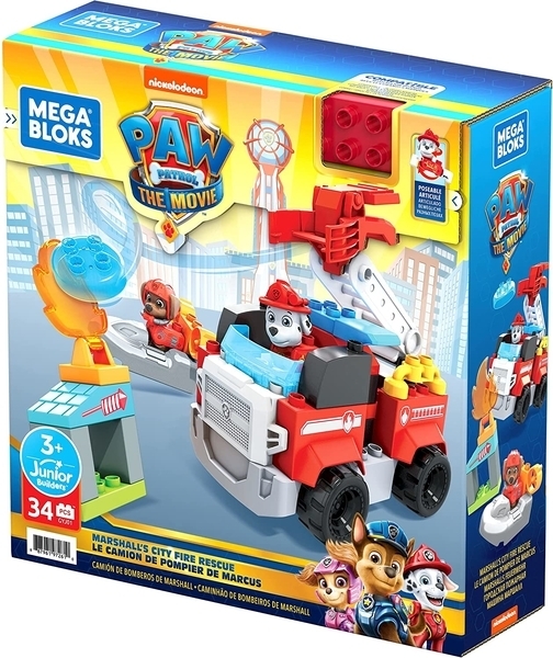 Пожежна машина Маршалла Mega Bloks з м / ф Щенячий патруль (GYJ01) - Pampik - 5