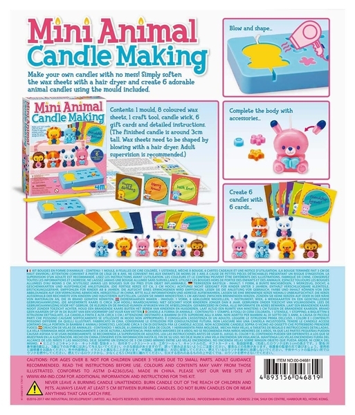 Набор для творчества 4M Животные из воска (00-04681) - Pampik - 2