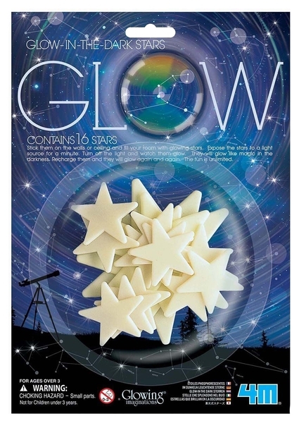 Набір наклейок 4M Сяючі Зірки (00-05210) - Pampik