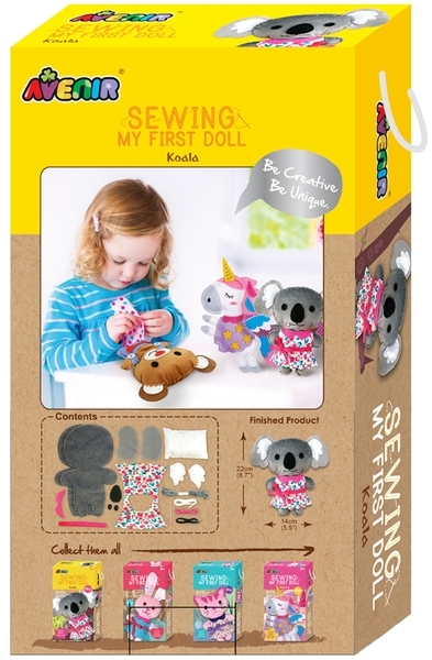 Набір для творчості Avenir Шиття ляльки Коала (CH1376) - Pampik - 6