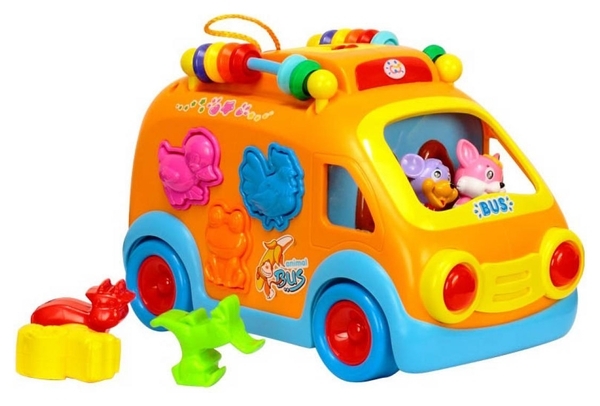 Іграшка-сортер Hola Toys Веселий автобус (988) - Pampik