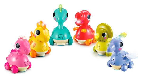 Каталка Hola Toys Динозавр (6110F) - Pampik - 3