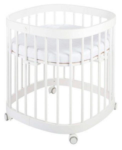 Багатофункціональне ліжечко 7 в 1 Tweeto White, білий - Pampik - 2