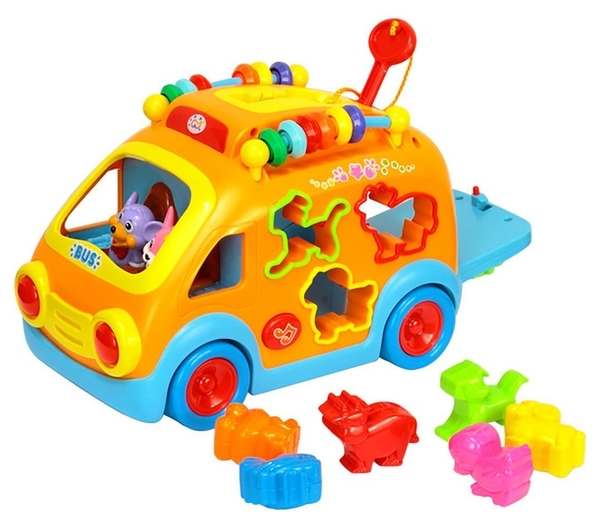 Іграшка-сортер Hola Toys Веселий автобус (988) - Pampik - 4
