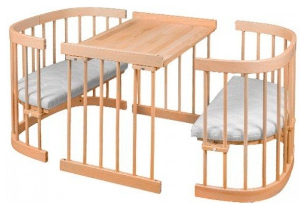Многофункциональная кроватка 7 в 1 Tweeto Natural, натуральный (Т 02) - Pampik - 6