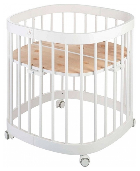 Багатофункціональне ліжечко 7 в 1 Tweeto White, білий - Pampik