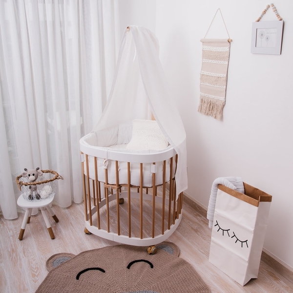 Держатель для балдахина и мобиля Tweeto Natural, бук - Pampik - 5