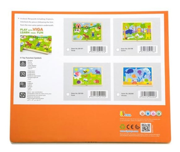 Пазл Viga Toys Океан, 24 элемента (50200) - Pampik - 3
