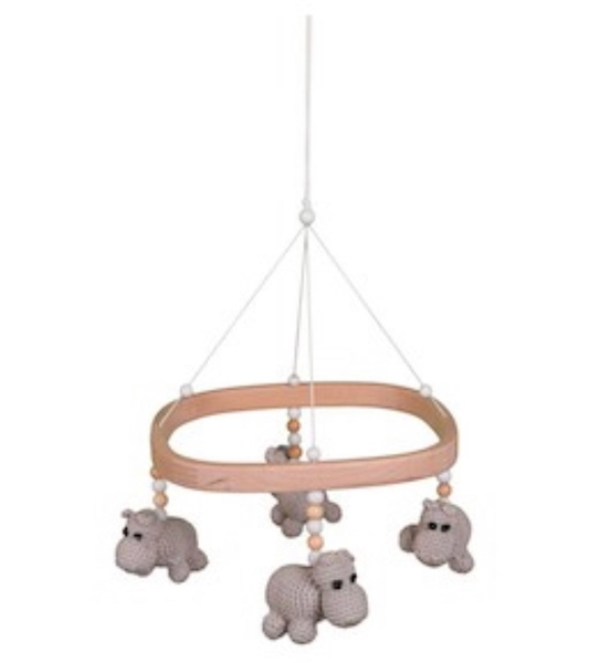 Мобиль Tweeto Серые бегемотики (Т 57) - Pampik