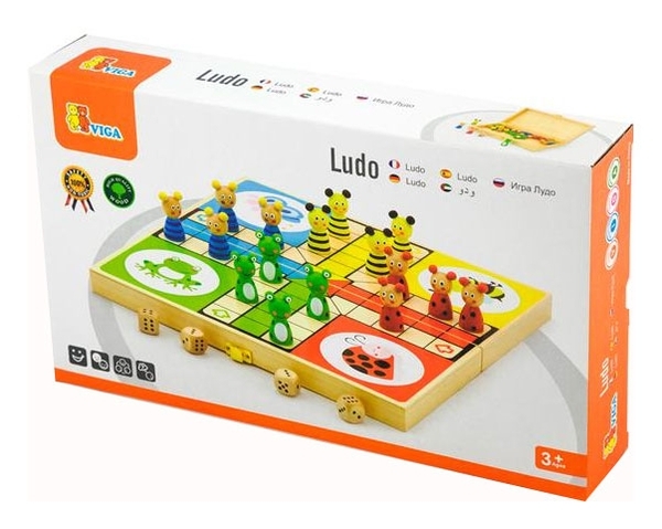 Настільна гра Viga Toys Лудо (50064) - Pampik