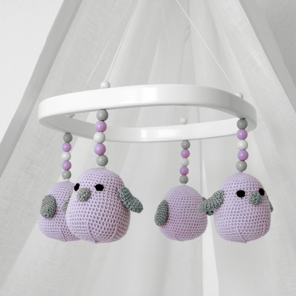 Мобиль Tweeto Сиреневые птички (Т 51) - Pampik - 2