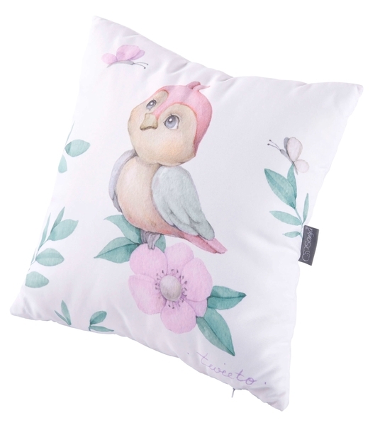 Комплект детской постели Tweeto Sweet bird, 6 предметов, хлопок, 120х70, белый - Pampik - 5